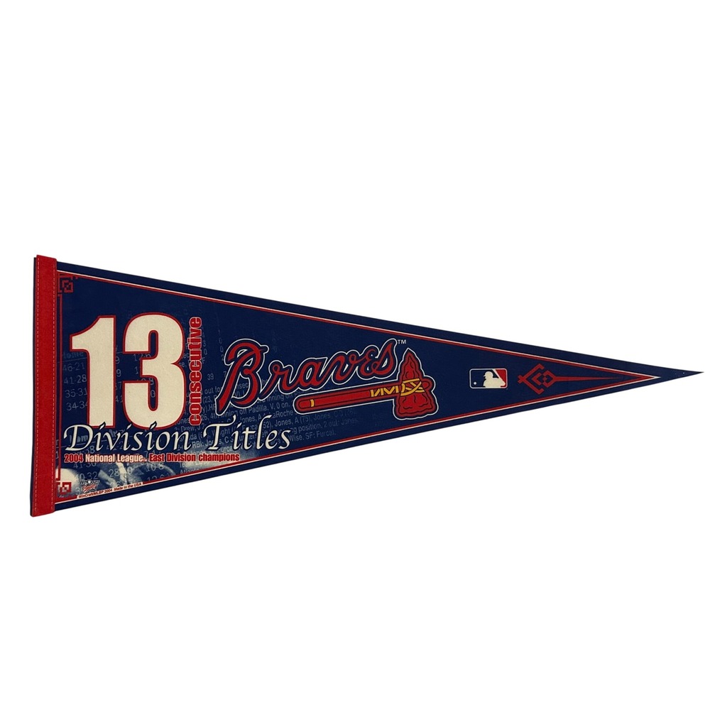 Atlanta Braves 13 Consecutive Division Titles 2004 MLB Pennant WinCraft USA